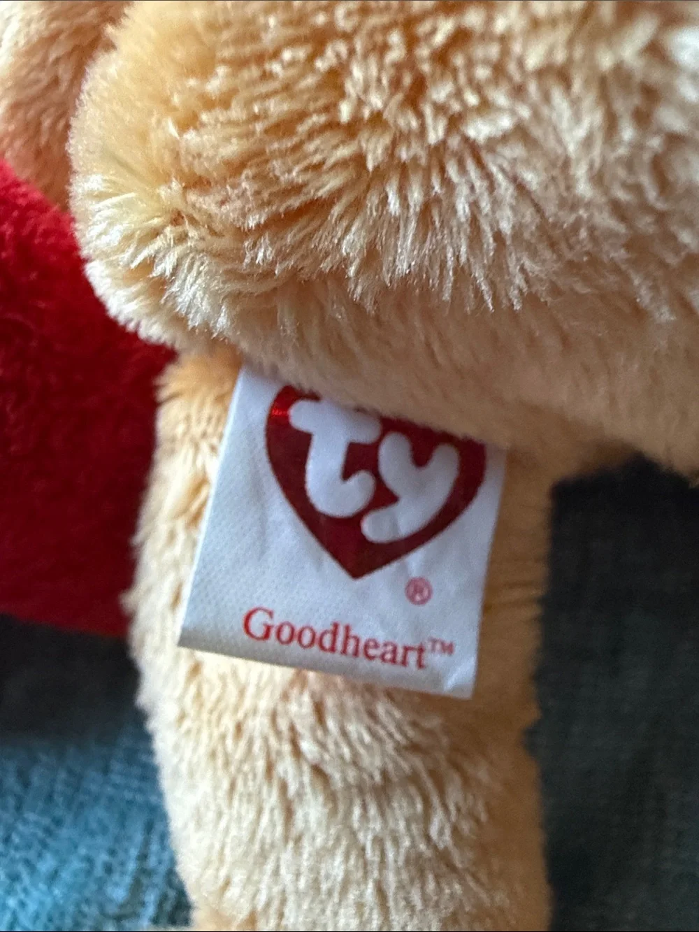 Ty Goodheart Teddy Bear Red Heart